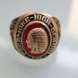 Estate VTG 1970 10K Gold RUBY Indian head CLASS RING pocomoke high school 9 gram