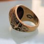 Estate VTG 1970 10K Gold RUBY Indian head CLASS RING pocomoke high school 9 gram