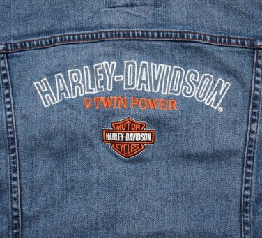 harley davidson womens jean jacket