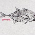 Men's Vintage Hanes HAWAIIAN STYLE T-Shirt Gray size Medium 80's Deadstock NWOT