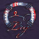 Men's LRG Red white Blue Nautical T-Shirt Navy 2XL XXL lifted research group