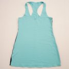Lululemon Bonded Cool Racerback CRB Yoga Tank Top Aqua Blue Black sz 6 crossfit