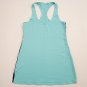 Lululemon Bonded Cool Racerback CRB Yoga Tank Top Aqua Blue Black sz 6 crossfit