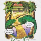 Men's Vintage BUDWEISER 1990's lizards T-Shirt size L large beer Iguana Louie