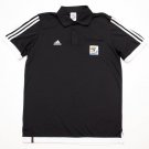 Men's World Cup Soccer Futbol South Africa 2010 Polo Shirt ADIDAS size M black