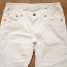 Women's Stitch's Jeans Maya Corduroy Pants Off-White sz 28 Low Rise Straight Leg