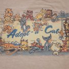 Men's Crazy Shirts HAWAII ADOPT A CAT T-Shirt Hawaii Original Tan size Medium M