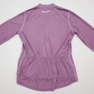 Women's Canari Long Sleeve cycling jersey Lavender Purple sz M 2 pocket zip up