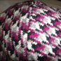 J Crew NWT HOUNDSTOOTH BASEBALL CAP FUCHSIA checker herringbone wool O/S $48