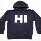 Men's QUIKSILVER Board Riders Club Hawaii HI Hoodie Sweatshirt Navy Blue size S