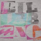 Men's Billabong T-Shirt Heather Gray size XL Surf Hawaii Multicolor logo 90/10