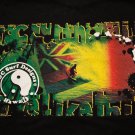 Men's Vtg T&C Surf Designs Hawaii T-Shirt Black size L Sunset Surfer yin yang
