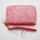 Women's Deux Lux Pink Rock Candy Glitter Sparkle Wallet Wristlet NEW $60 clutch
