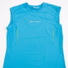 Men's Octagon MMA tight compression Athletic Tank Top Blue Aqua size 2XL fight