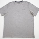 Men's Under Armour Heat Gear Charged Cotton LOOSE Shirt Gray XL Run Workout Gym