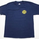 Men's Maui HAWAII Fire Department T-Shirt Tee Navy size L surf VTG HFD fireman