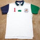 Women's Ralph Lauren sport Bleeker St. NY City Polo #1 Rugby Shirt White size XL