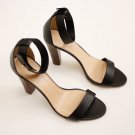 Women's J.Crew Shoes Sandals Lanie Stacked-Heel Black sz 10 NEW