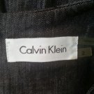 Calvin Klein Wear to Work Dress Gray size 2 Knee Length Pencil Sheath career XS