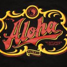 Men's T&C Surf Designs Town Country ALOHA T-Shirt tee Black size XL HIC HAWAII