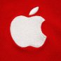 Men's Mac APPLE Computer Cotton T-Shirt Red size XL IPhone 6 IPod embroidered
