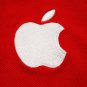 Men's Mac APPLE Computer Cotton T-Shirt Red size XL IPhone 6 IPod embroidered