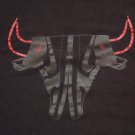 Men's Vintage Air Jordan BULL tee T-Shirt Black size 2XL jordans shoes 1990's