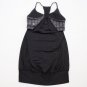 Lululemon No Limits tank top yoga black gray zig zag size 4 EXCellent crossfit