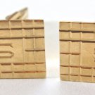 ESTATE 1940's 14K gold cufflinks Initial S 8 grams not scrap antique VTG suit