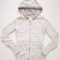 RARE Lululemon SE ruffle Jacket Sweat Shirt plaid oatmeal heather scuba hoodie 6