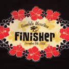Men's RARE Honolulu Marathon FINISHER T-Shirt Black Large 2001 NIKE Hawaii race
