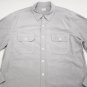 Men's J crew Button Down Shirt Vintage Oxford Tailored Gray size XL Soft $89  LS