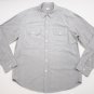 Men's J crew Button Down Shirt Vintage Oxford Tailored Gray size XL Soft $89  LS
