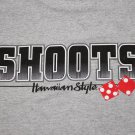 Men's Vintage Hawaiian Style SHOOTS DICE T-Shirt Gray Large NWT HI Life HIC T&C