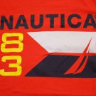 Men's NAUTICA 83 Short Sleeve T-Shirt Cotton Orange size S world cup sailing tee