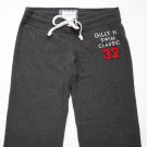 Women's Gilly Hicks Sydney Gray Sweat Lounge Pants SOFT Swim Classic 32 sz XS