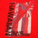 Men's Hawaiian Island Creations T-Shirt Red size 2XL HIC t&C SURF FLAG contest