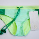 Womens Swim Bottom SANDY SAVASANA green 4 Lululemon NWT NEW bikini FRTE 2013