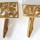 ESTATE 1940's 14K gold cufflinks Initials G S 10 grams scrap or wear antique VTG