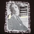 Men's Stussy OLD SCHOOL CREW T-Shirt Black size XL surf skate NEW MACY's $30