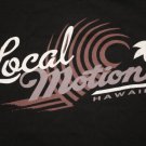 Men's Local Motion Surf WAVE HAWAII T-Shirt tee Black XL HIC T&C contest VTG fin