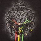 Men's Vintage T&C Surf Designs Town Country Hawaii LION T-Shirt Black size L LRG
