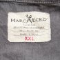 Men's Mark Ecko Cut & sew Button Down Shirt Gray size 2XL Hipster Nordstrom $89