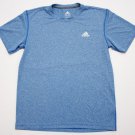 Men's Adidas ClimaLite Athletic T-Shirt Tee Heather Blue size M crossfit gym run