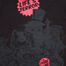 Men's Lifted Research Group LRG T-Shirt LIFE's Terror Black Large surf skate tee