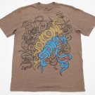 Men's Volcom  Featured Arist Spring Summer T-Shirt tee surf Brown LRG Large