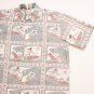 Men's Reyn Spooner Button Down Shirt classic surfing 60/40 vintage aloha shirt