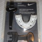 NIKE OPRO Multi Sport Mouthguard Precision Fit Youth Ortho 8 Fins Blue New NIP