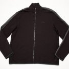 Men's Calvin Klein Full Zip Sweater Jacket Black size Large EXCELLENT sport $169