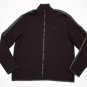 Men's Calvin Klein Full Zip Sweater Jacket Black size Large EXCELLENT sport $169